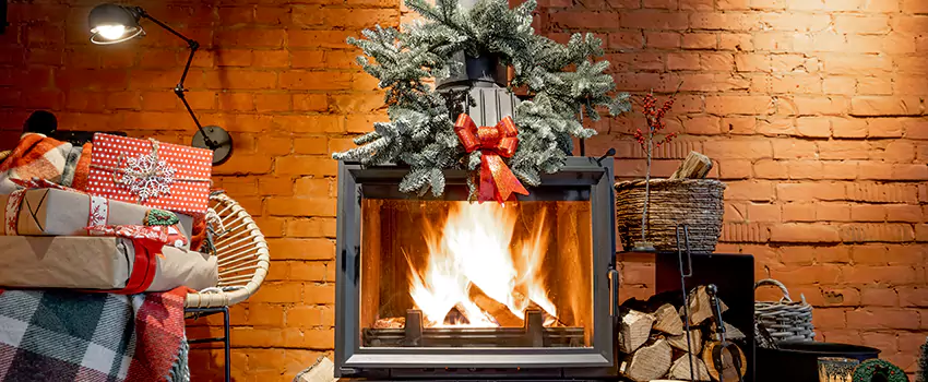 Travis Industries Linear Gas Fireplace Installation in Clarksburg, West Virginia